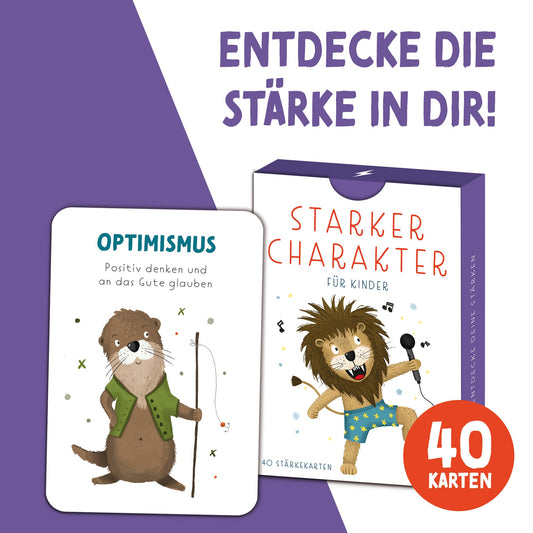 Stärkekarten für Kinder "Starker Charakter"