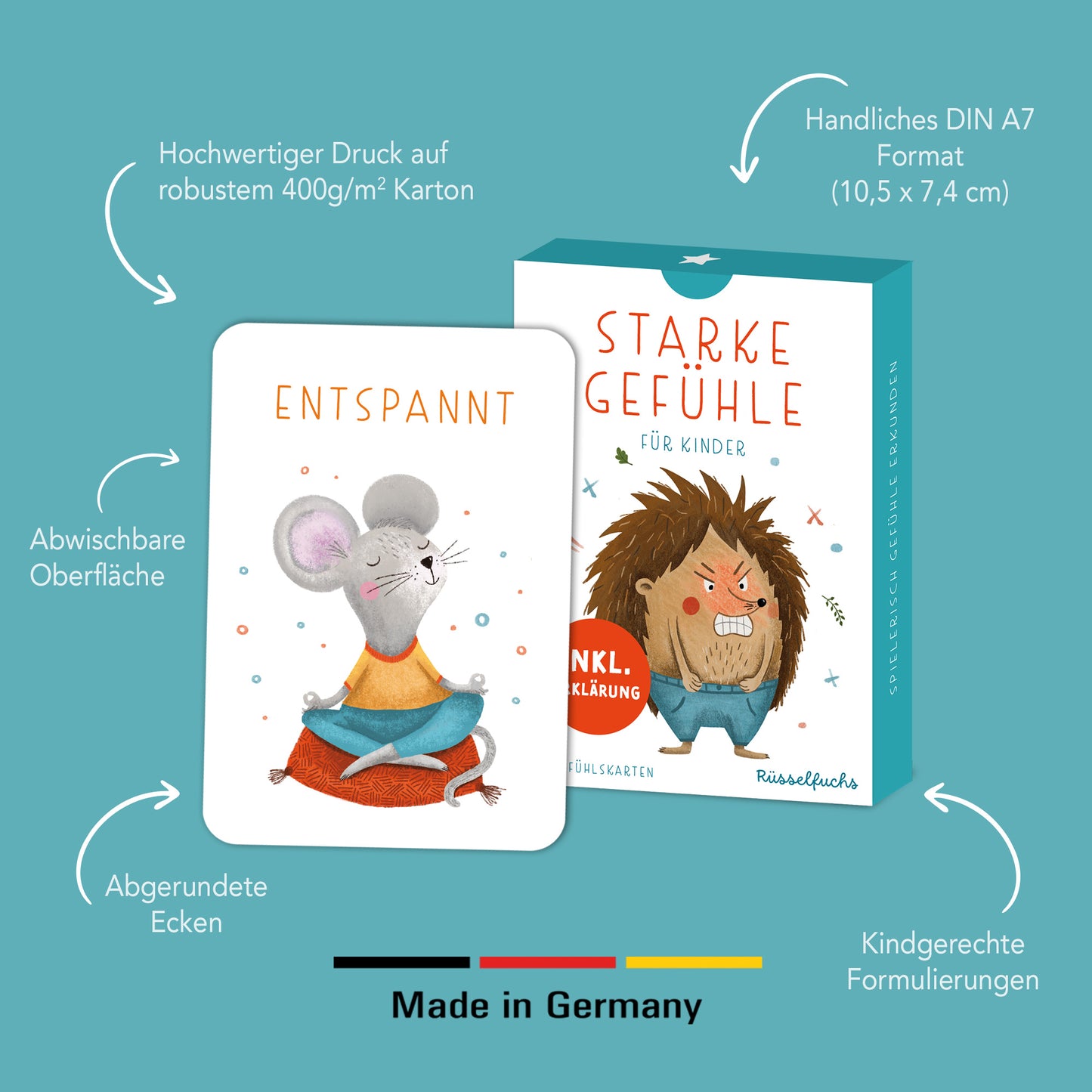 Gefühlskarten für Kinder "Starke Gefühle"