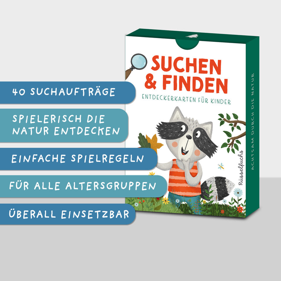 Entdeckerkarten für Kinder "Suchen & Finden"