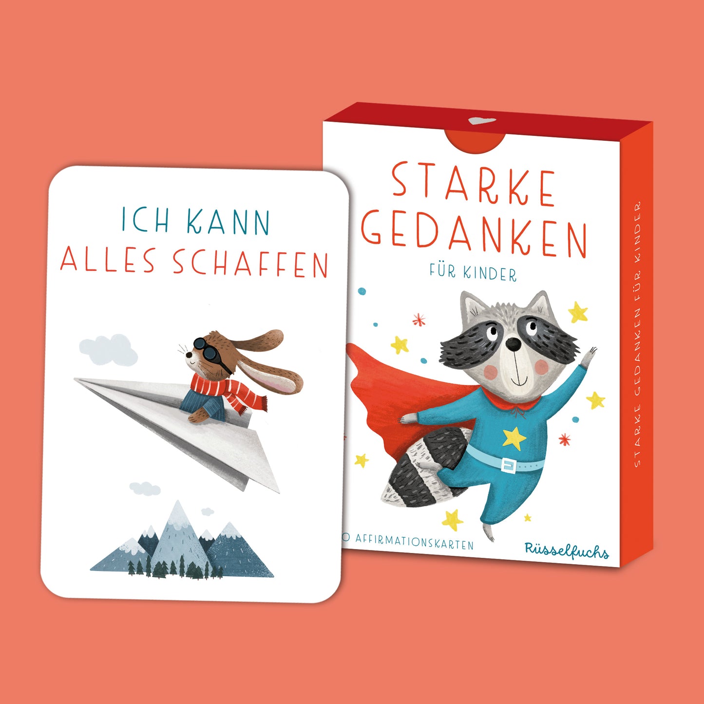 Affirmationskarten für Kinder "Starke Gedanken"