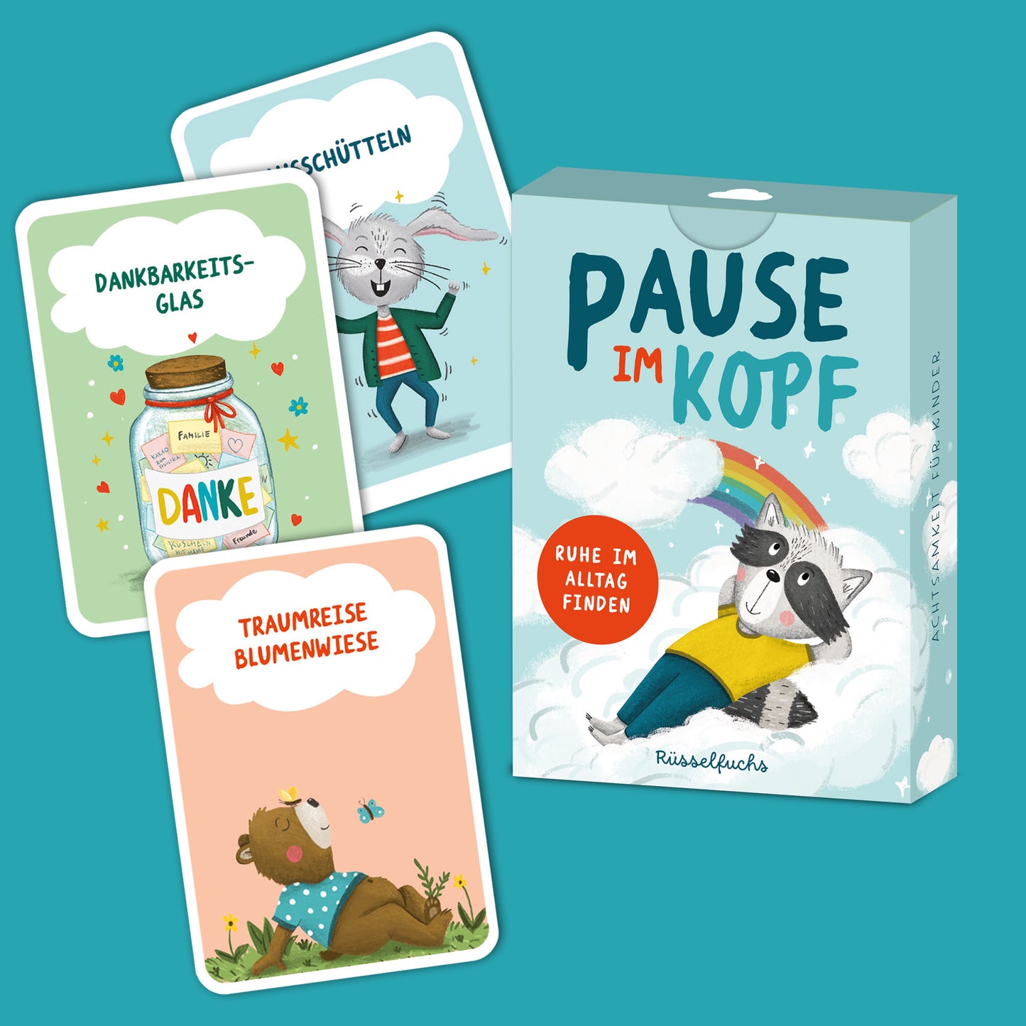 Achtsamkeitskarten für Kinder "Pause im Kopf"