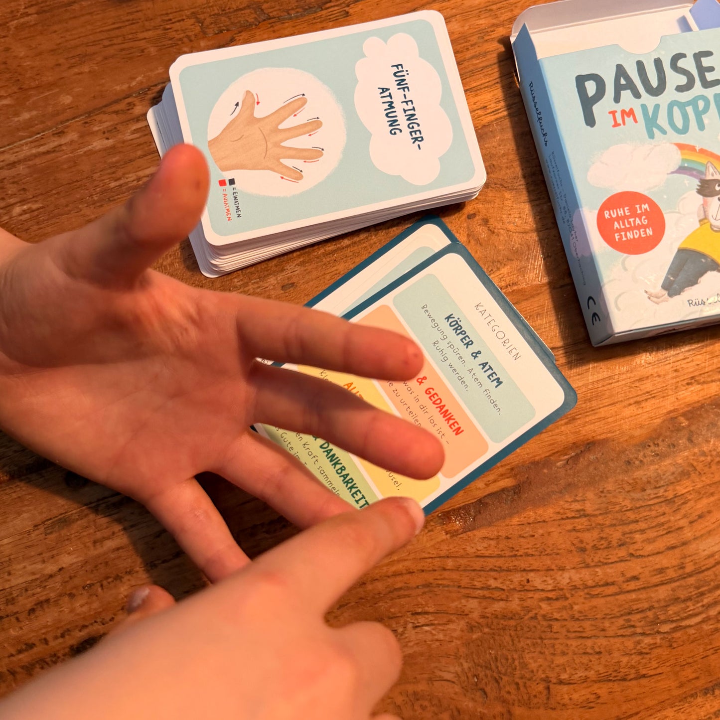 Achtsamkeitskarten für Kinder "Pause im Kopf"