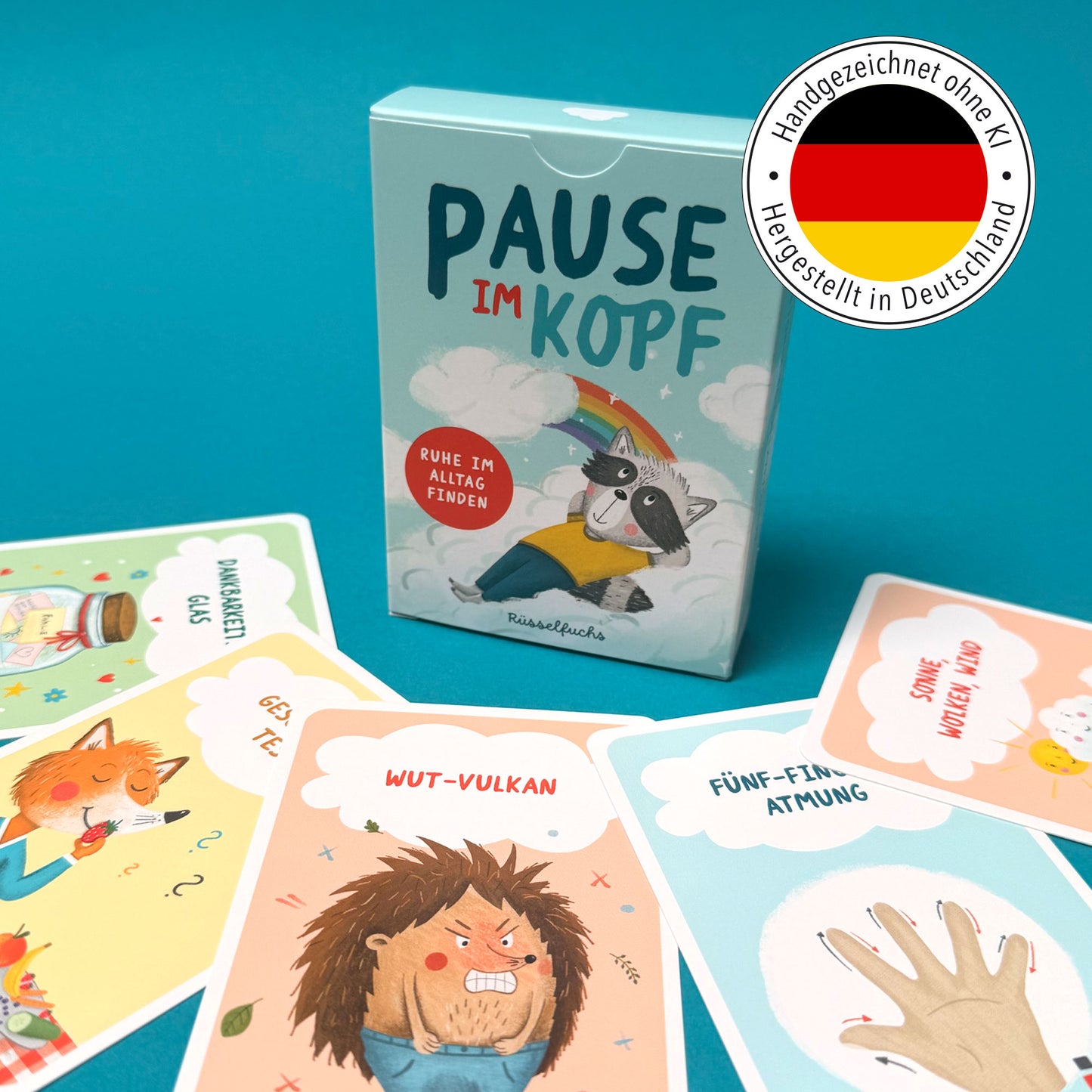 Achtsamkeitskarten für Kinder "Pause im Kopf"
