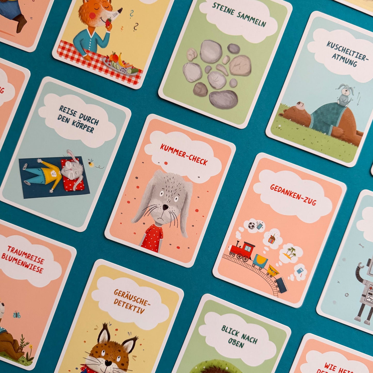 Achtsamkeitskarten für Kinder "Pause im Kopf"