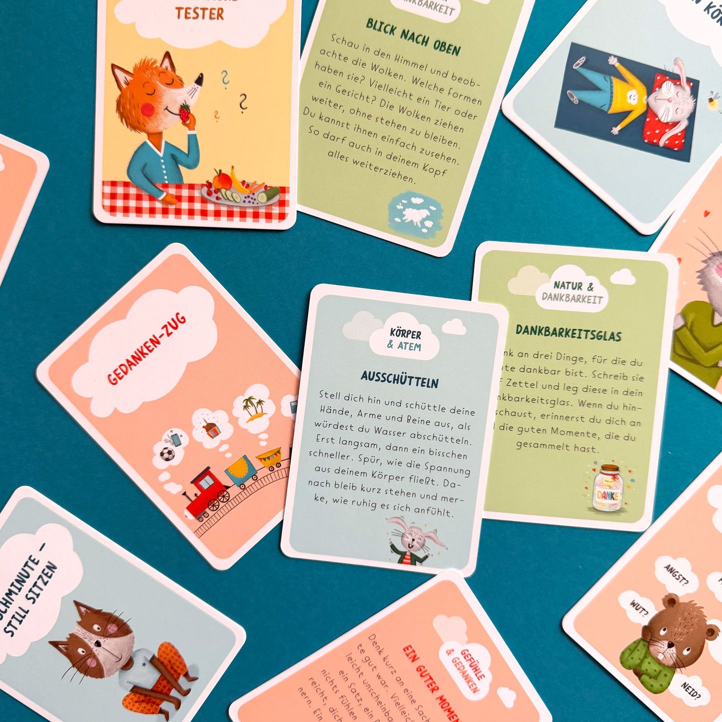 Achtsamkeitskarten für Kinder "Pause im Kopf"