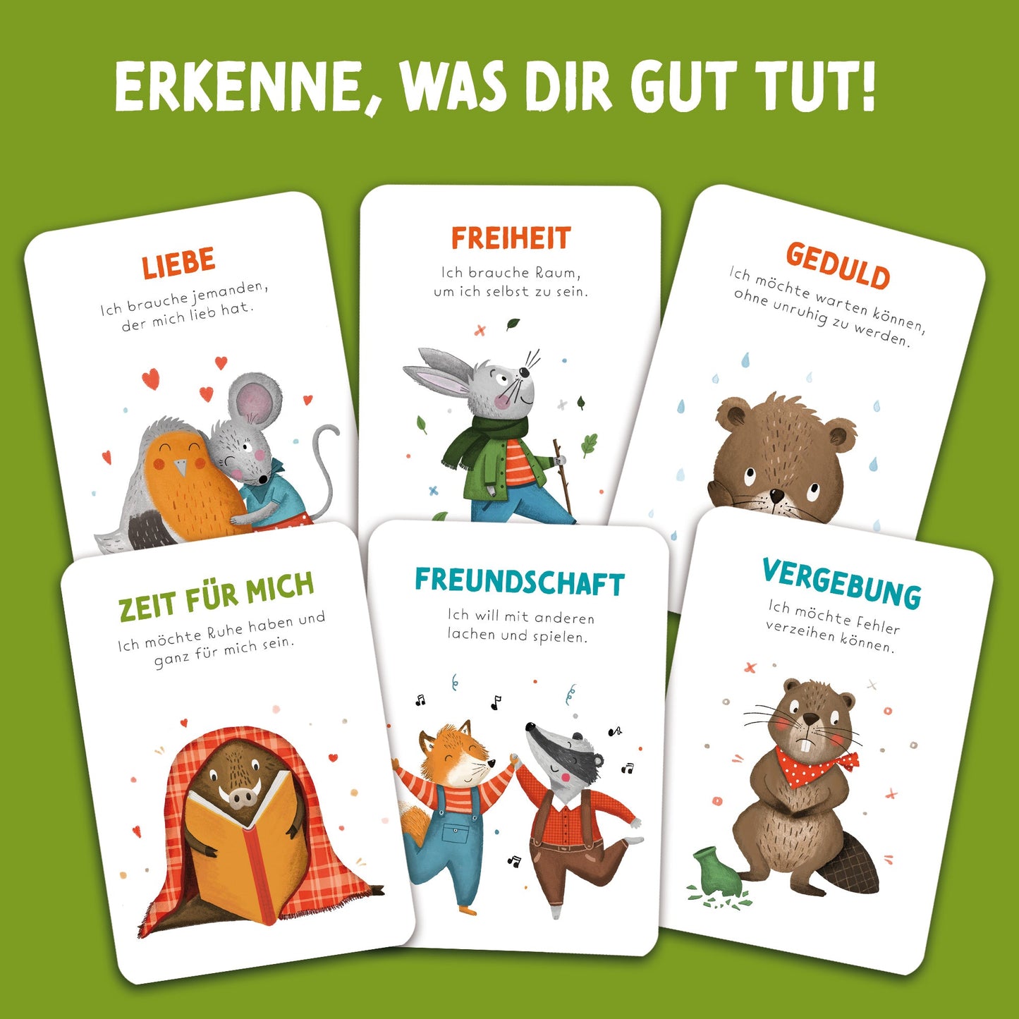 Bedürfniskarten für Kinder "Starke Wünsche"