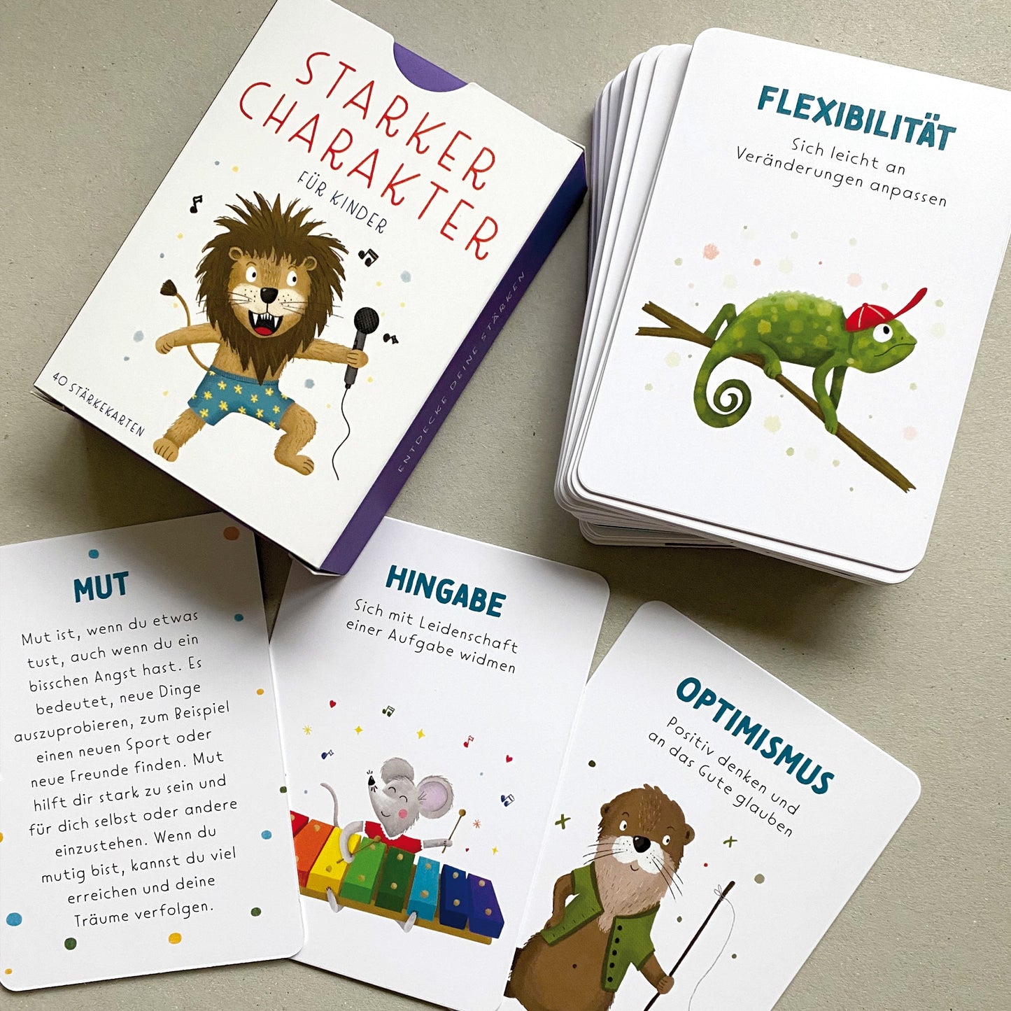 Stärkekarten für Kinder "Starker Charakter"