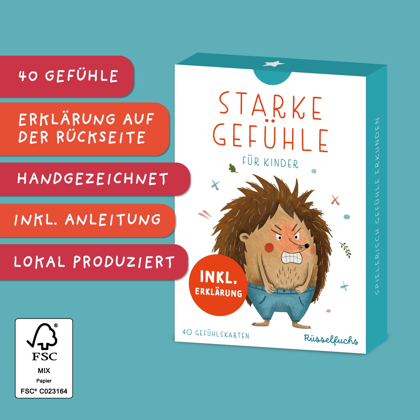 Gefühlskarten für Kinder "Starke Gefühle"