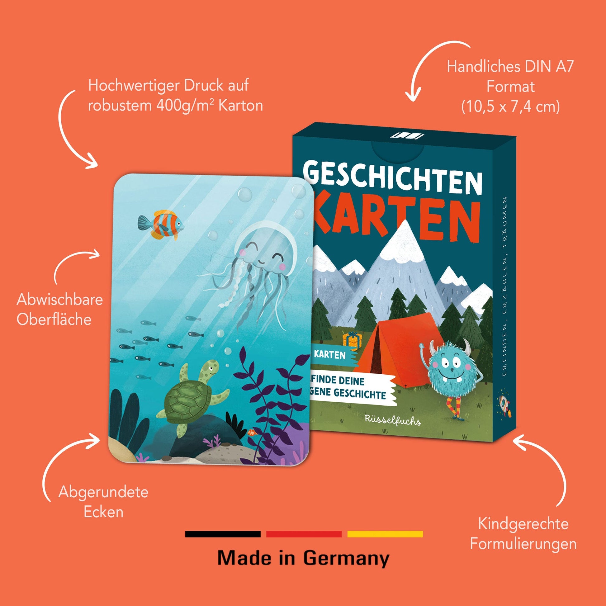 Geschichtenkarten für Kinder – handgezeichnete Erzählkarten, Ansicht 22, bunte Illustrationen
