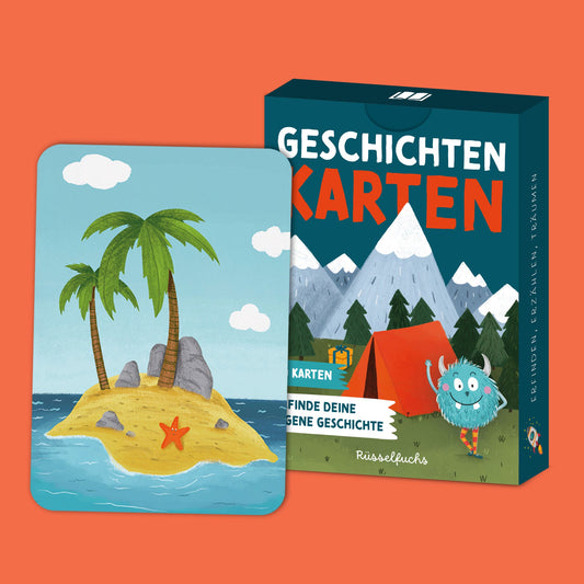 Geschichtenkarten für Kinder – handgezeichnete Erzählkarten, Ansicht 23, Abenteuerszenen