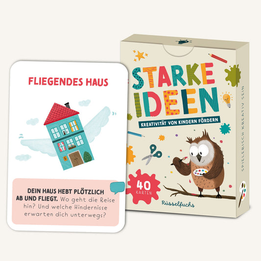 Kreativitätskarten für Kinder "Starke Ideen"