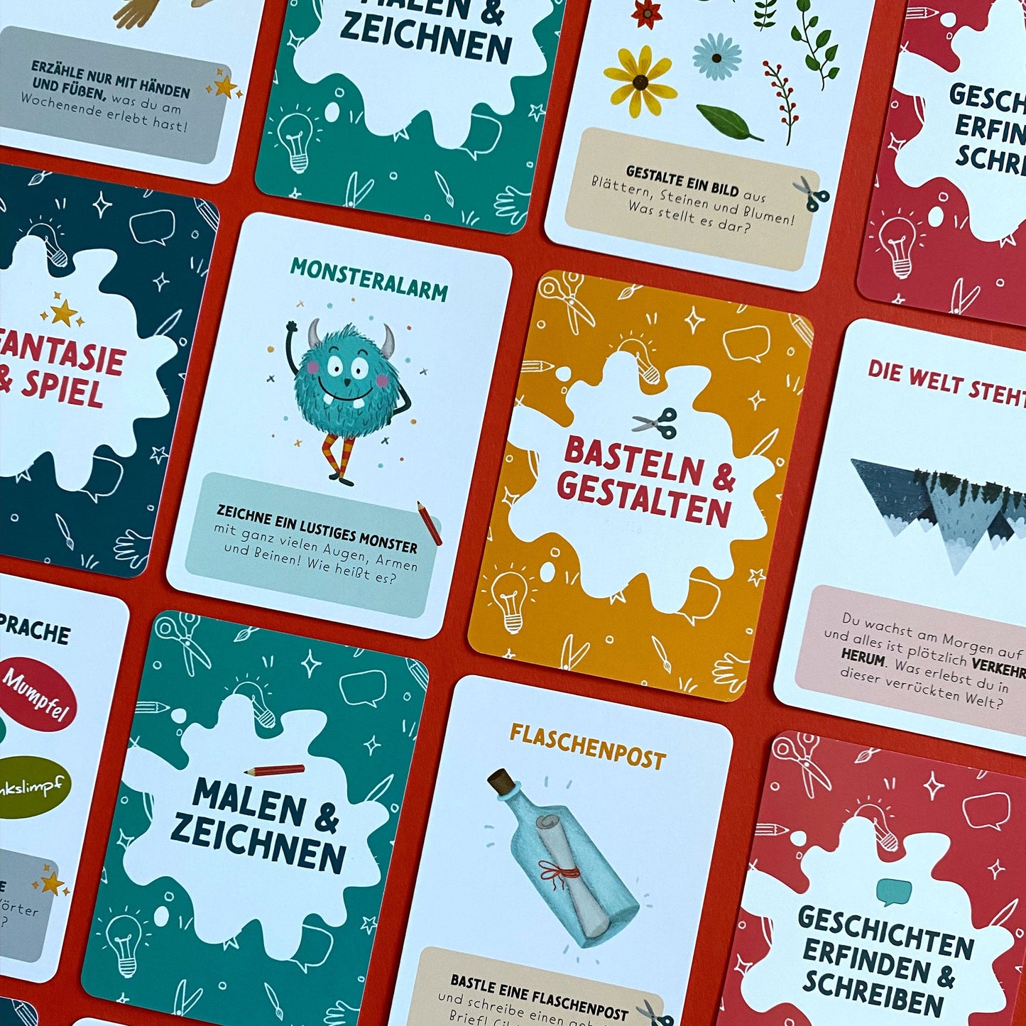 Kreativitätskarten für Kinder "Starke Ideen"