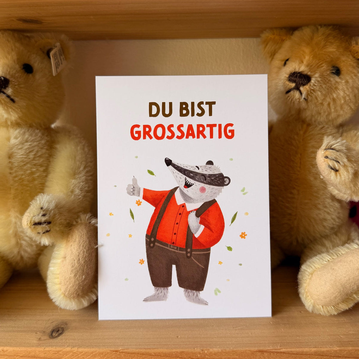 Mutmacher postkarte du bist grossartig