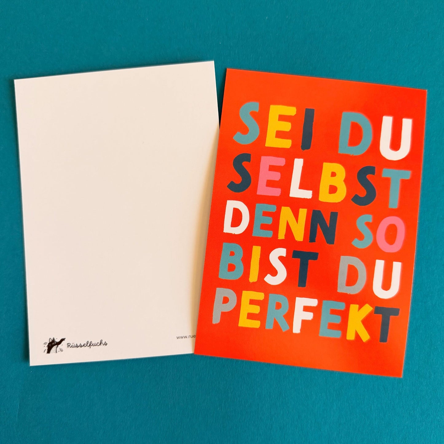 Mutmacher-Postkarten BUNT | 30er-Set | 15 Motive, jedes Motiv doppelt