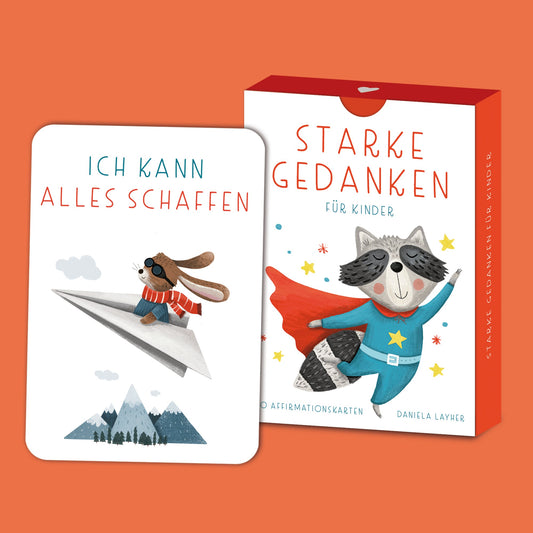 Affirmationskarten für Kinder "Starke Gedanken"