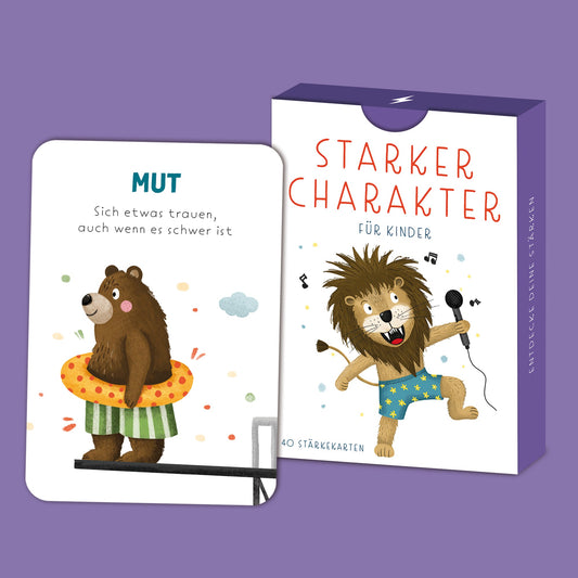 Stärkekarten für Kinder "Starker Charakter"