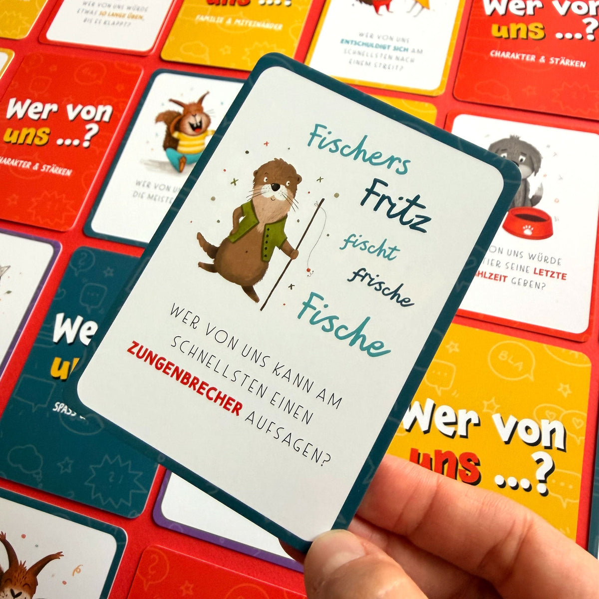Wer von uns? Kartenspiel für Kinder – gemeinsam Stärken entdecken mit 40 liebevoll illustrierten Karten