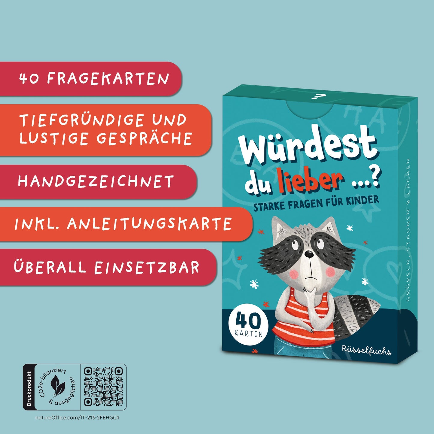 Würdest du lieber ...? Kartenspiel | Starke Fragen für Kinder