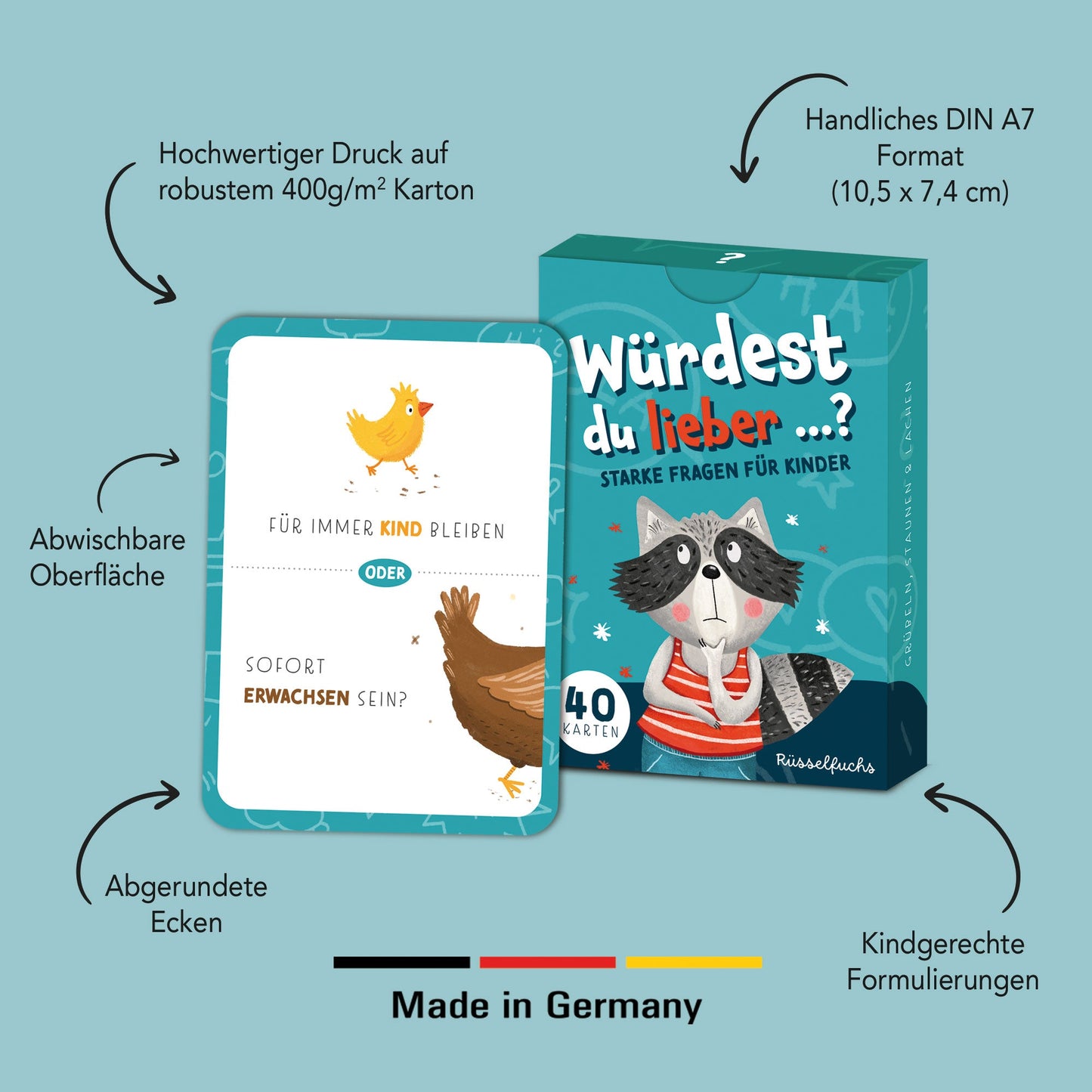 Würdest du lieber ...? Kartenspiel | Starke Fragen für Kinder