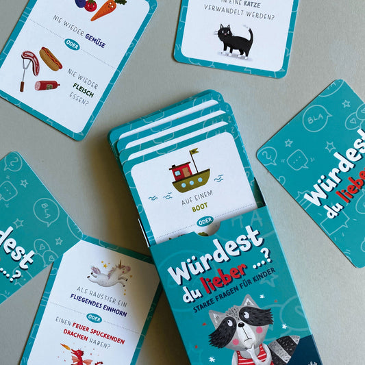 Würdest du lieber ...? Kartenspiel | Starke Fragen für Kinder