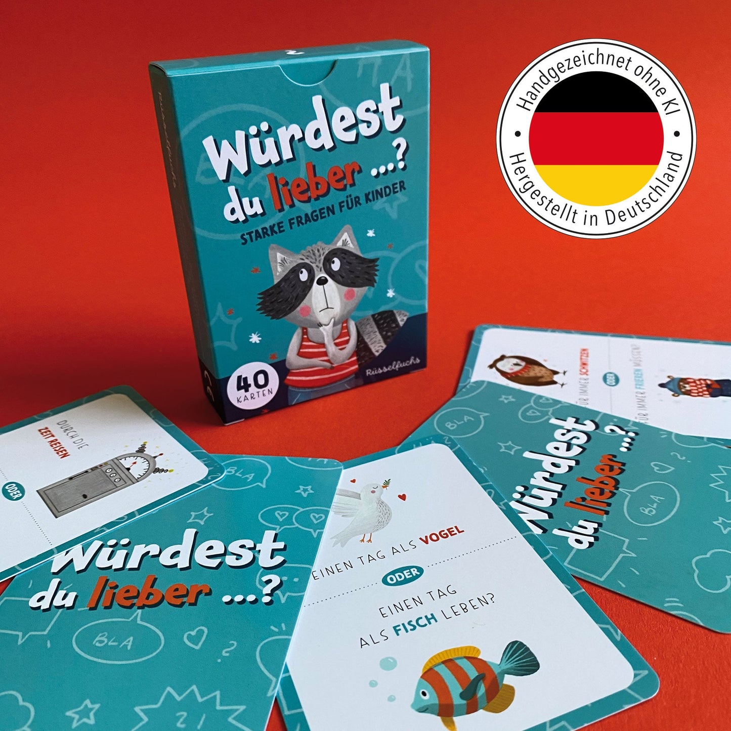 Würdest du lieber ...? Kartenspiel | Starke Fragen für Kinder
